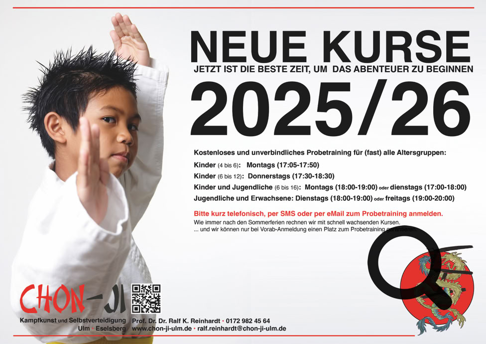 Probestunden Kampfsport für alle Altersklassen.